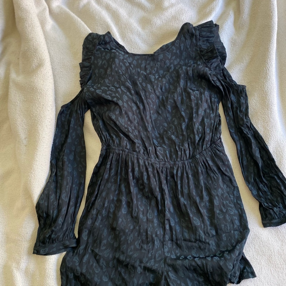Avec Les Filles Dark Patterned Romper